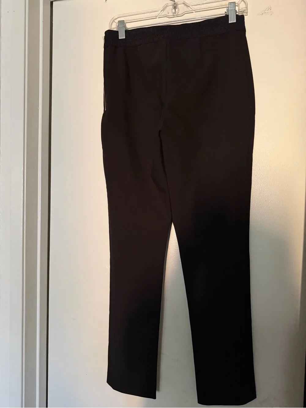 kate spade Black Tailored Cropped Ankle Pants with Side Zip